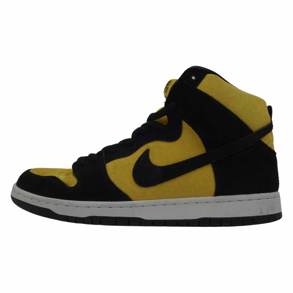 NIKE ナイキ DB1640-001 SB DUNK HIGH PRO スケートボーディング ダンク ハイ プロ スニーカー イエロー系 28.5cm【中古】
