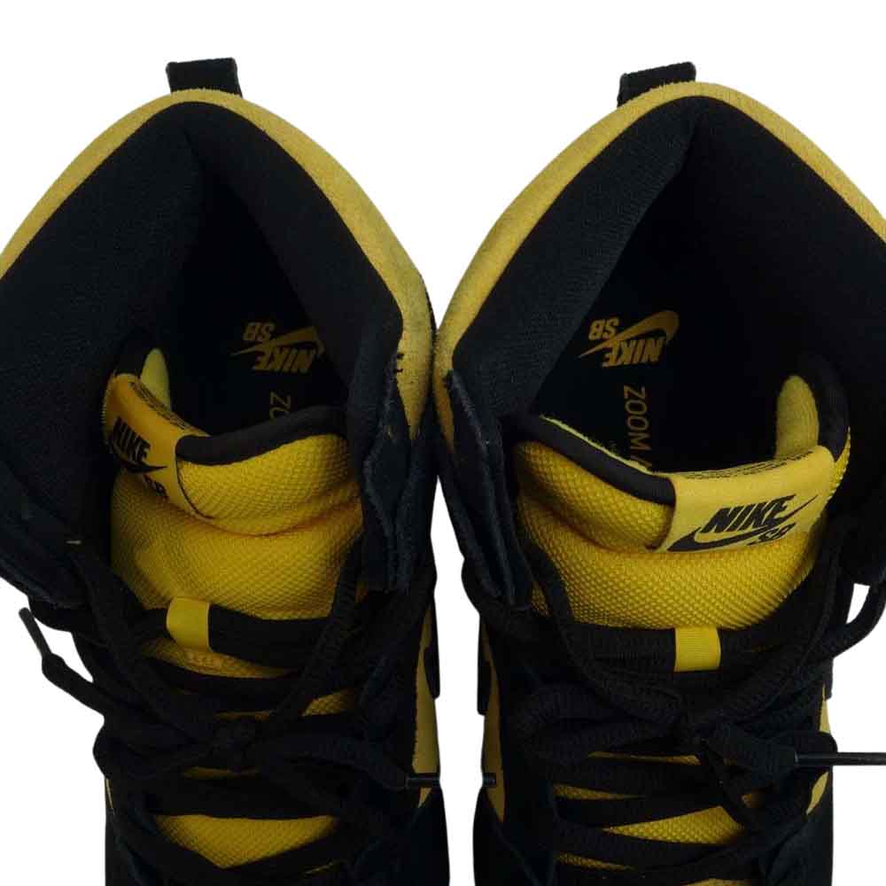 NIKE ナイキ DB1640-001 SB DUNK HIGH PRO スケートボーディング ダンク ハイ プロ スニーカー イエロー系 28.5cm【中古】