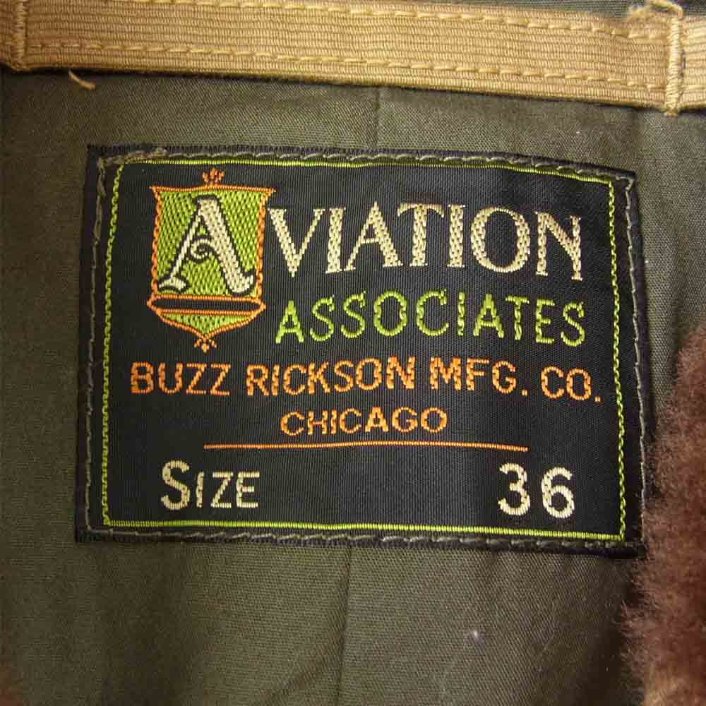 Buzz Rickson's バズリクソンズ BR13584 G-1 AVIATION ASSOCIATES ジャングルクロス ミリタリー 36【中古】