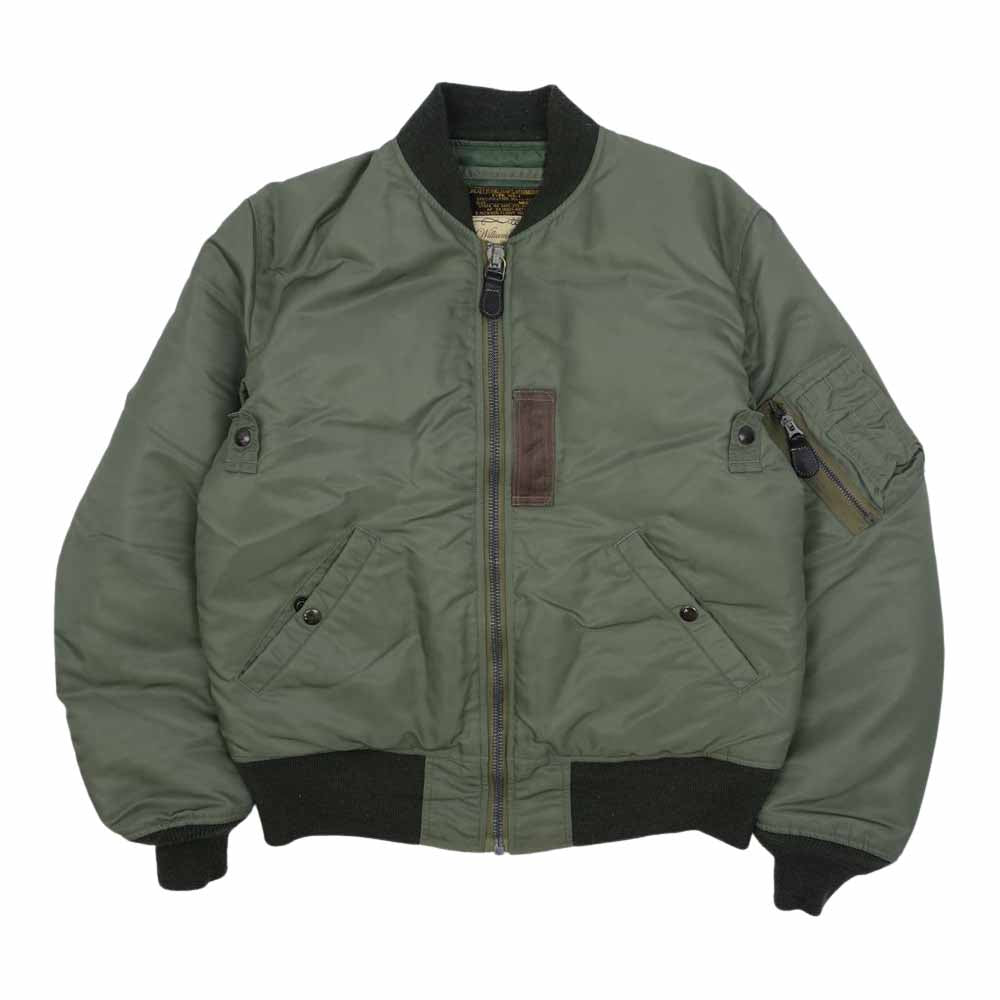 Buzz Rickson's バズリクソンズ BR13653 WILLIAM GIBSON ウィリアム ギブソン Type MA-1 DOWN FILLED ダウン ジャケット オリーブ系 M【中古】