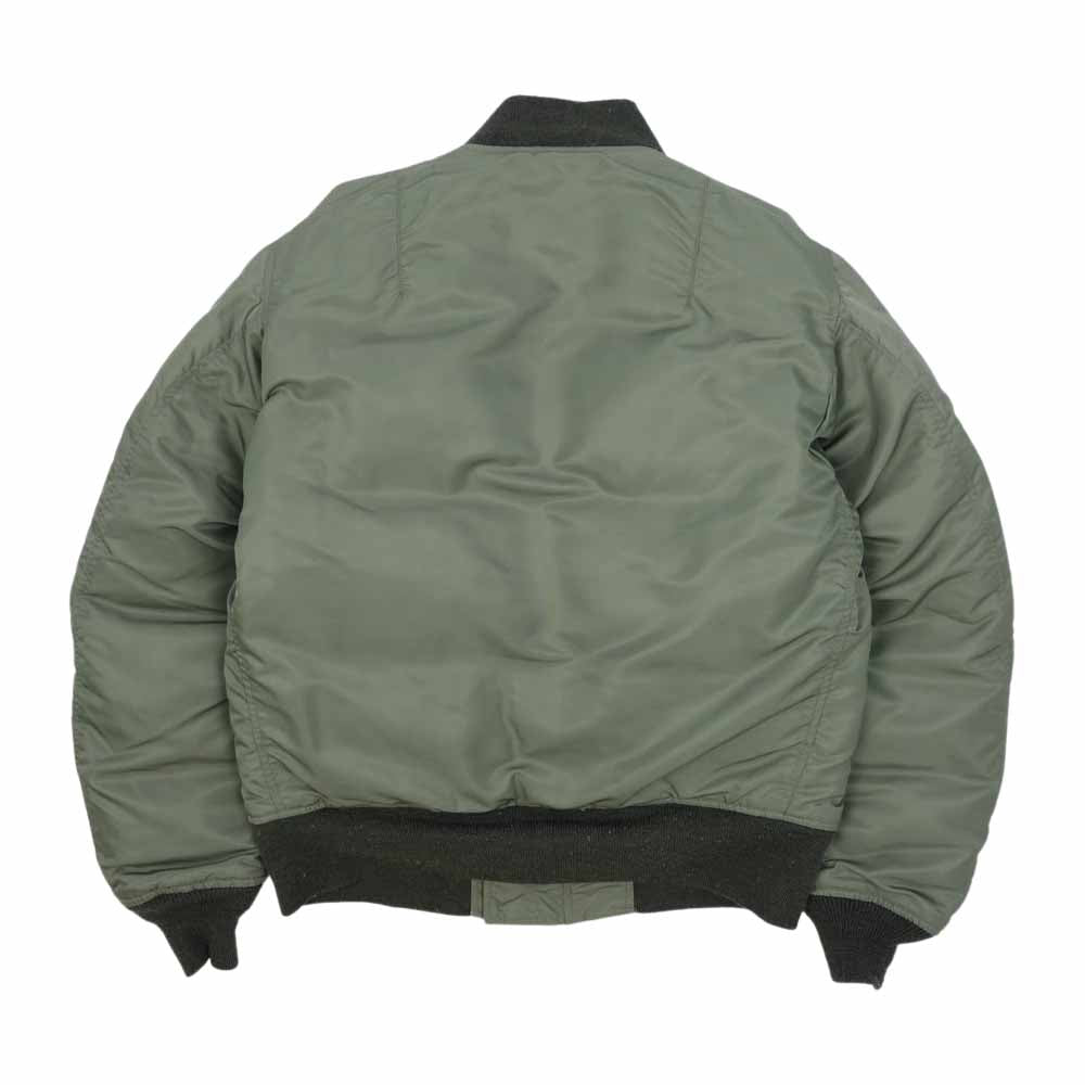Buzz Rickson's バズリクソンズ BR13653 WILLIAM GIBSON ウィリアム ギブソン Type MA-1 DOWN FILLED ダウン ジャケット オリーブ系 M【中古】