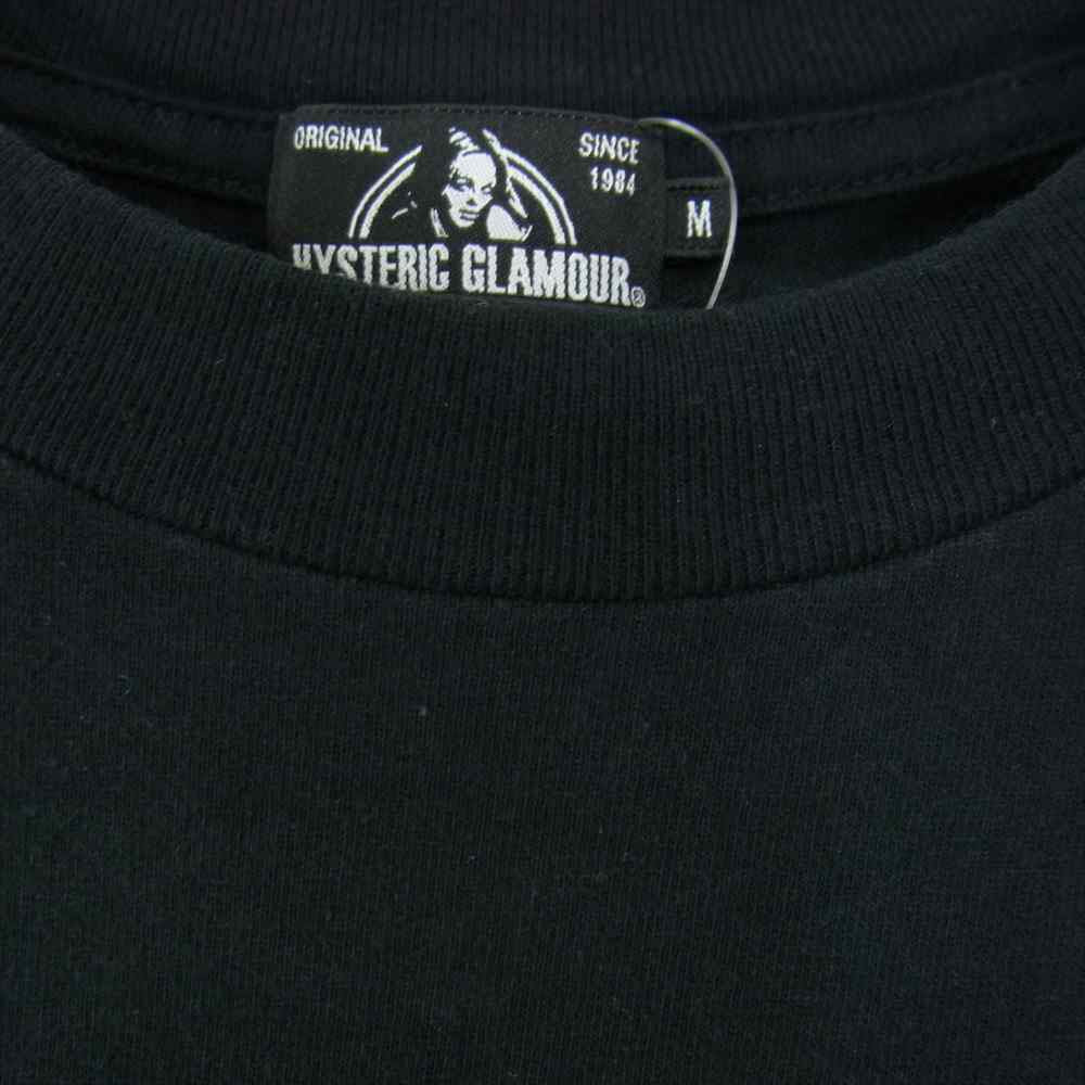 HYSTERIC GLAMOUR ヒステリックグラマー 20SS 02202CT17 VIXEN GIRL オーバーサイズ Tシャツ ブラック系 M【中古】