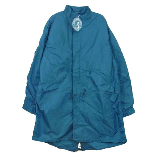 HYSTERIC GLAMOUR ヒステリックグラマー 02213AC02 HYS ロゴ M-65パーカ ターコイズ ブルー系 M【美品】【中古】