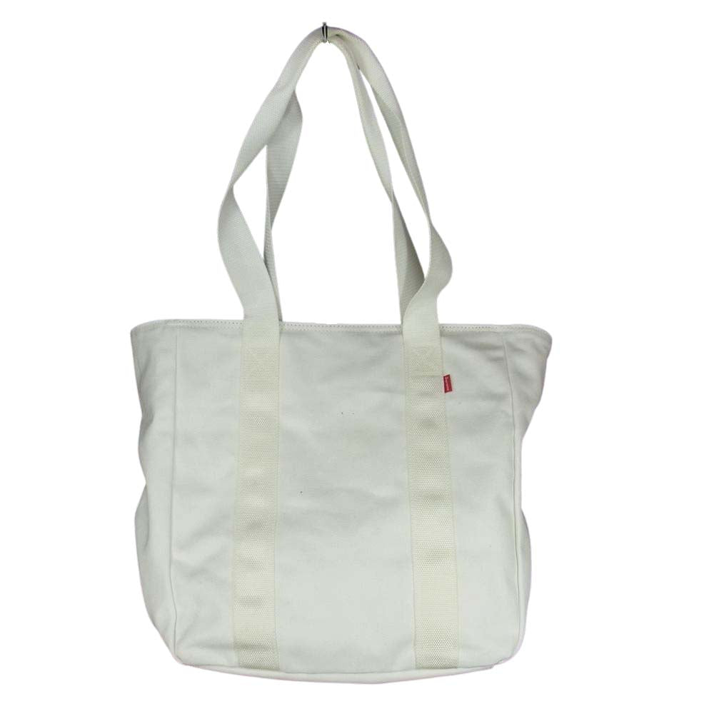 Supreme シュプリーム 20AW CANVAS TOTE BAG キャンバス トート バッグ ホワイト系【中古】