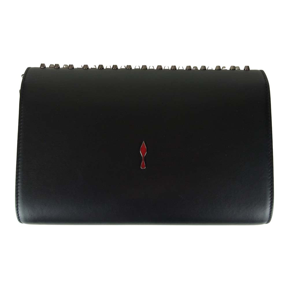 Christian Louboutin クリスチャンルブタン PALOMA CLUTCH P/SPIKES GAUCHE パロマ クラッチ スタッズ 2WAY チェーン ショルダーバッグ【美品】【中古】