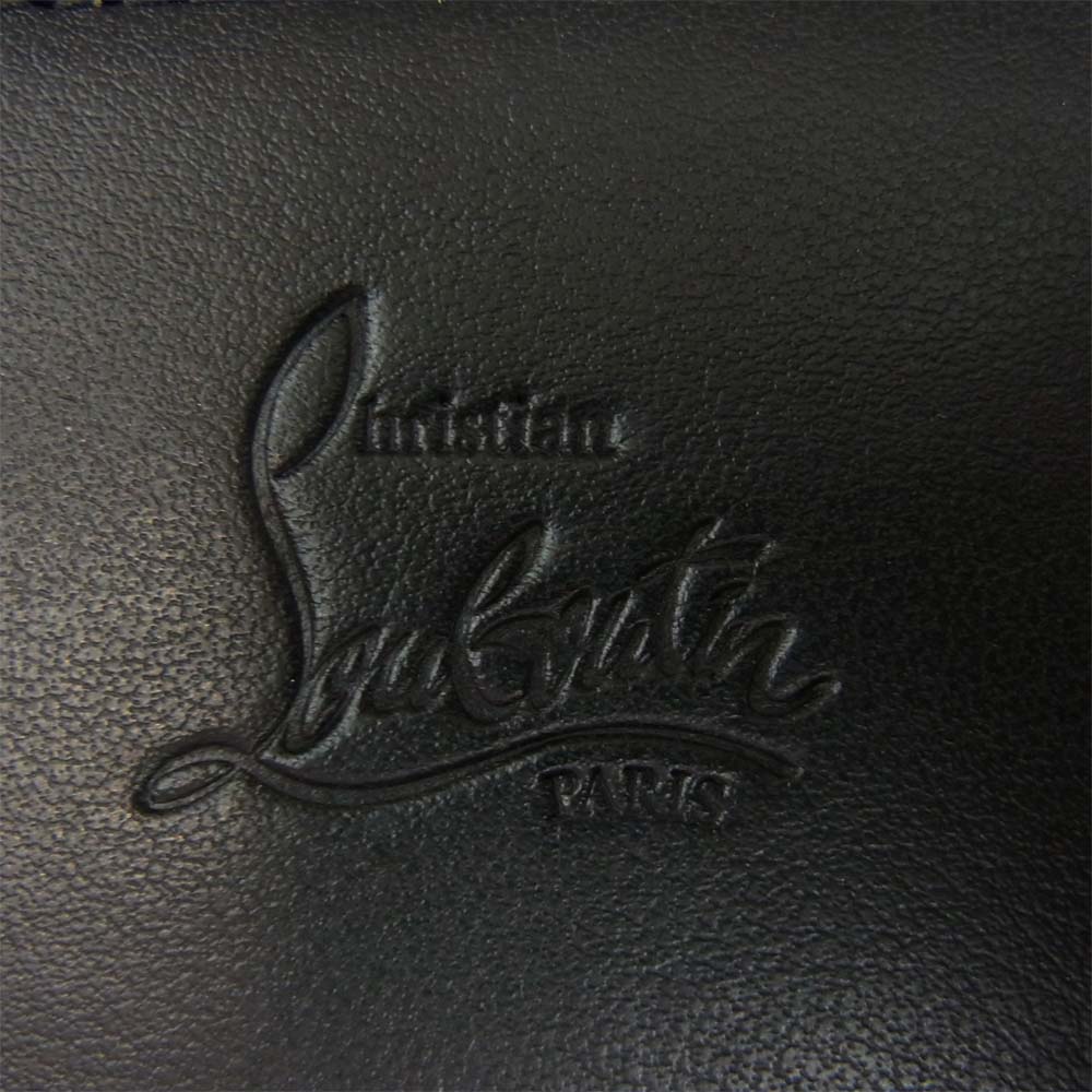 Christian Louboutin クリスチャンルブタン PALOMA CLUTCH P/SPIKES GAUCHE パロマ クラッチ スタッズ 2WAY チェーン ショルダーバッグ【美品】【中古】