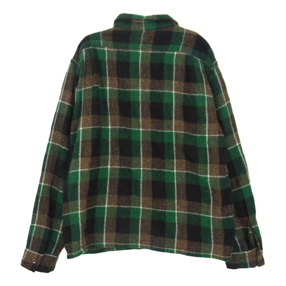 TENDERLOIN テンダーロイン T-WOOL CHECK SHT HB ウール チェック 長袖 シャツ M【中古】