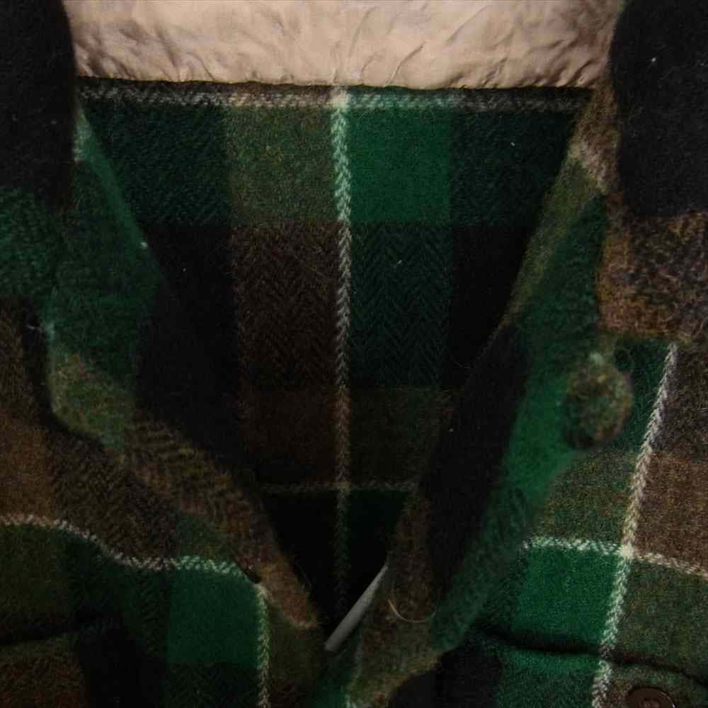 TENDERLOIN テンダーロイン T-WOOL CHECK SHT HB ウール チェック 長袖 シャツ M【中古】