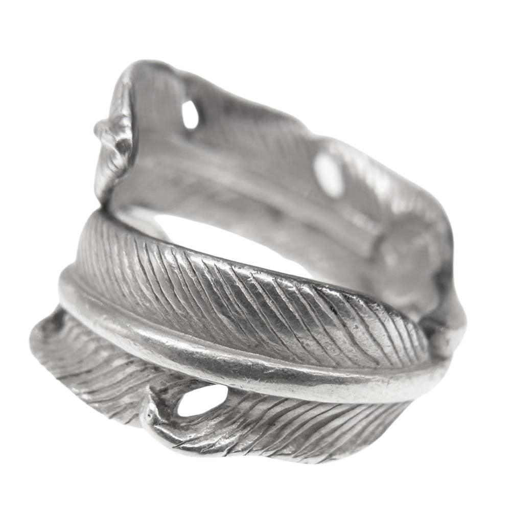 タディアンドキング ダブル フェザー リング シルバー系【中古】