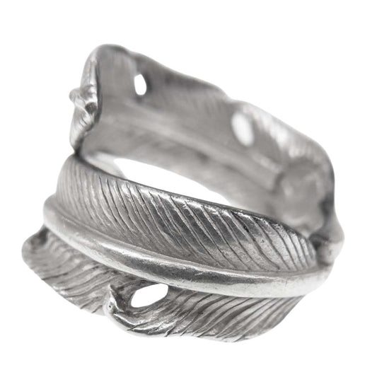 タディアンドキング ダブル フェザー リング シルバー系【中古】