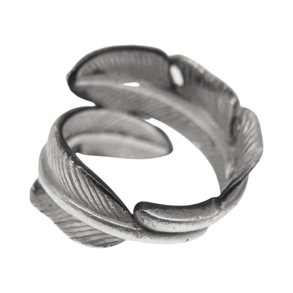 タディアンドキング ダブル フェザー リング シルバー系【中古】