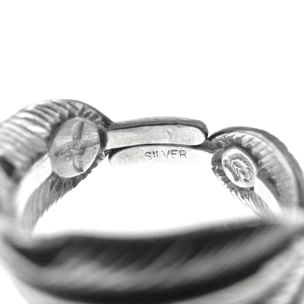 タディアンドキング ダブル フェザー リング シルバー系【中古】