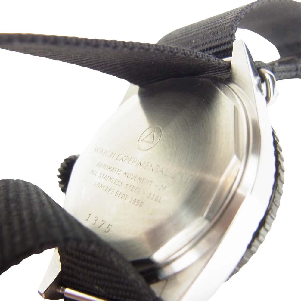 ダブルエムティー 1375 SEA-DIVER 自動巻 ウォッチ 腕時計 ブラック系【美品】【中古】