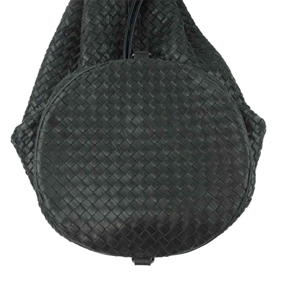 BOTTEGAVENETA ボッテガヴェネタ イントレチャート ショルダー ダッフル バッグ ブラック系【中古】