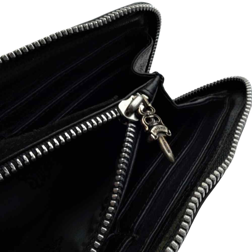 CHROME HEARTS クロムハーツ（原本無） REC F ZIP プレーン ジップ ウォレット【中古】