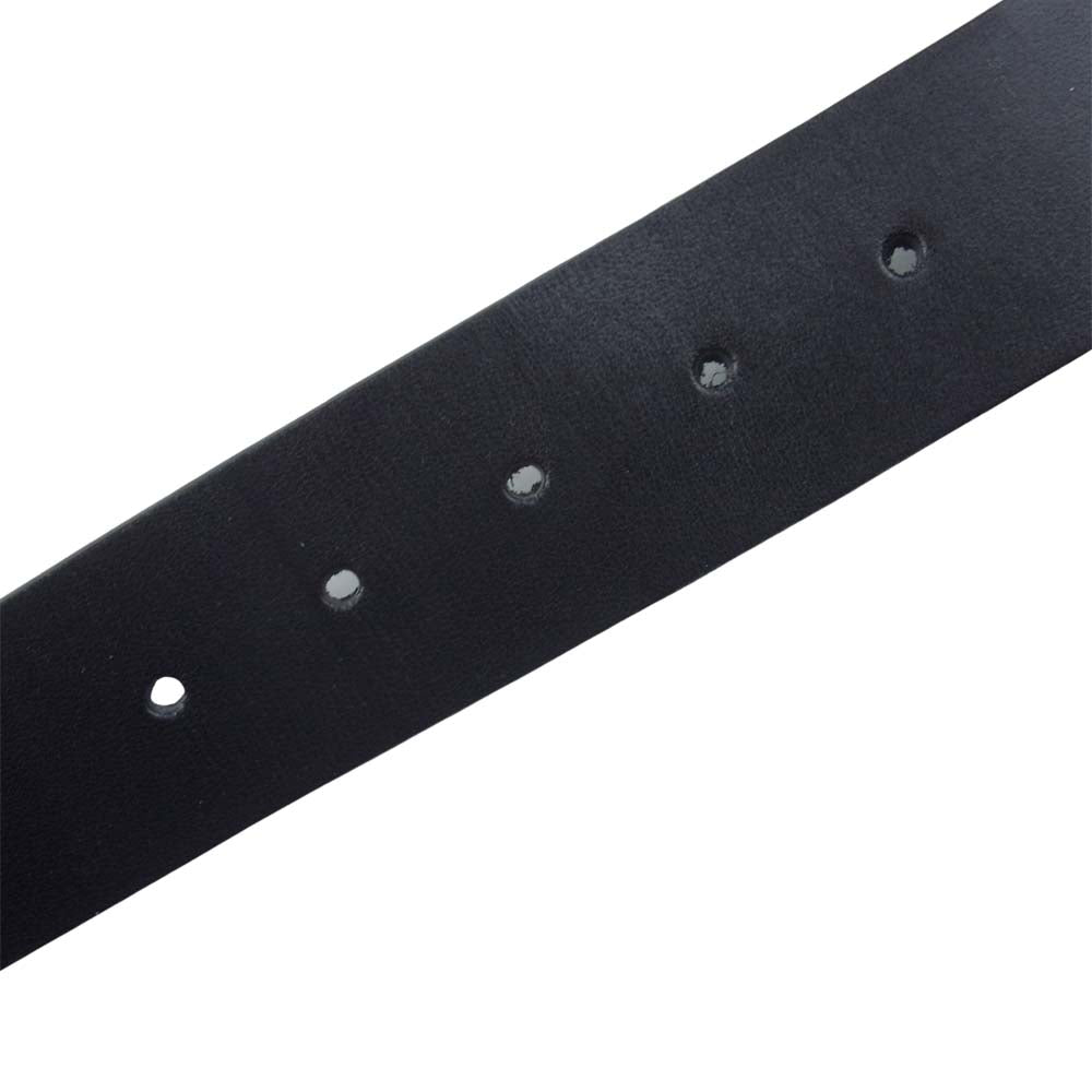 WAREHOUSE ウエアハウス シングルピン ギャリソン レザー ベルト ブラック系 36【中古】