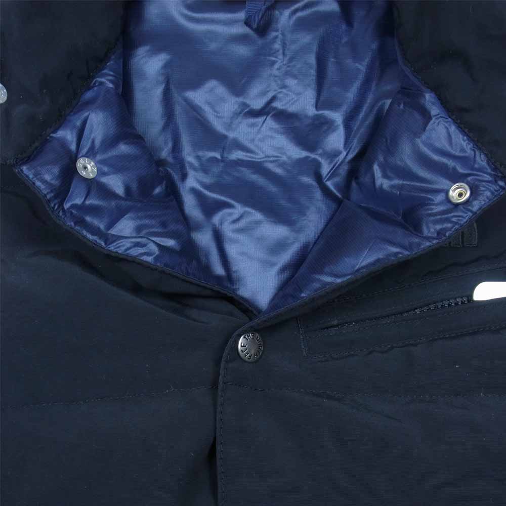 JUNYA WATANABE COMME des GARCONS MAN ジュンヤワタナベコムデギャルソンマン × THE NORTH FACE AD2009 WD-V101 ノースフェイス レザー切替 ダウンベスト ブラック系 XS【中古】