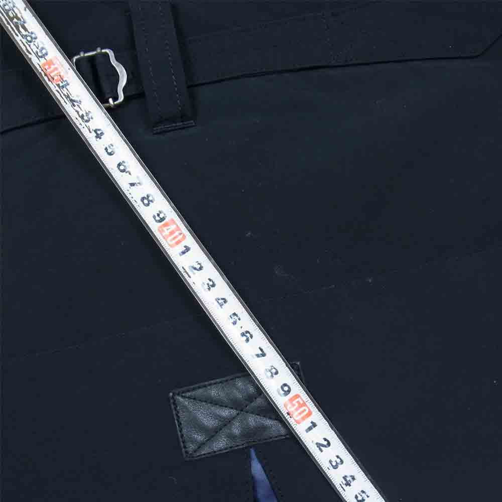 JUNYA WATANABE COMME des GARCONS MAN ジュンヤワタナベコムデギャルソンマン × THE NORTH FACE AD2009 WD-V101 ノースフェイス レザー切替 ダウンベスト ブラック系 XS【中古】