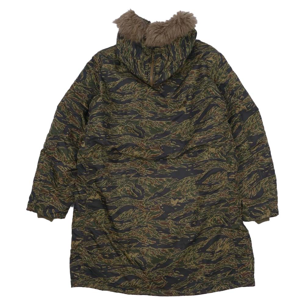 HYSTERIC GLAMOUR ヒステリックグラマー 16AW 0263AC01 プリマロフト エアフォース フーデッド コート タイガー カモ L【中古】