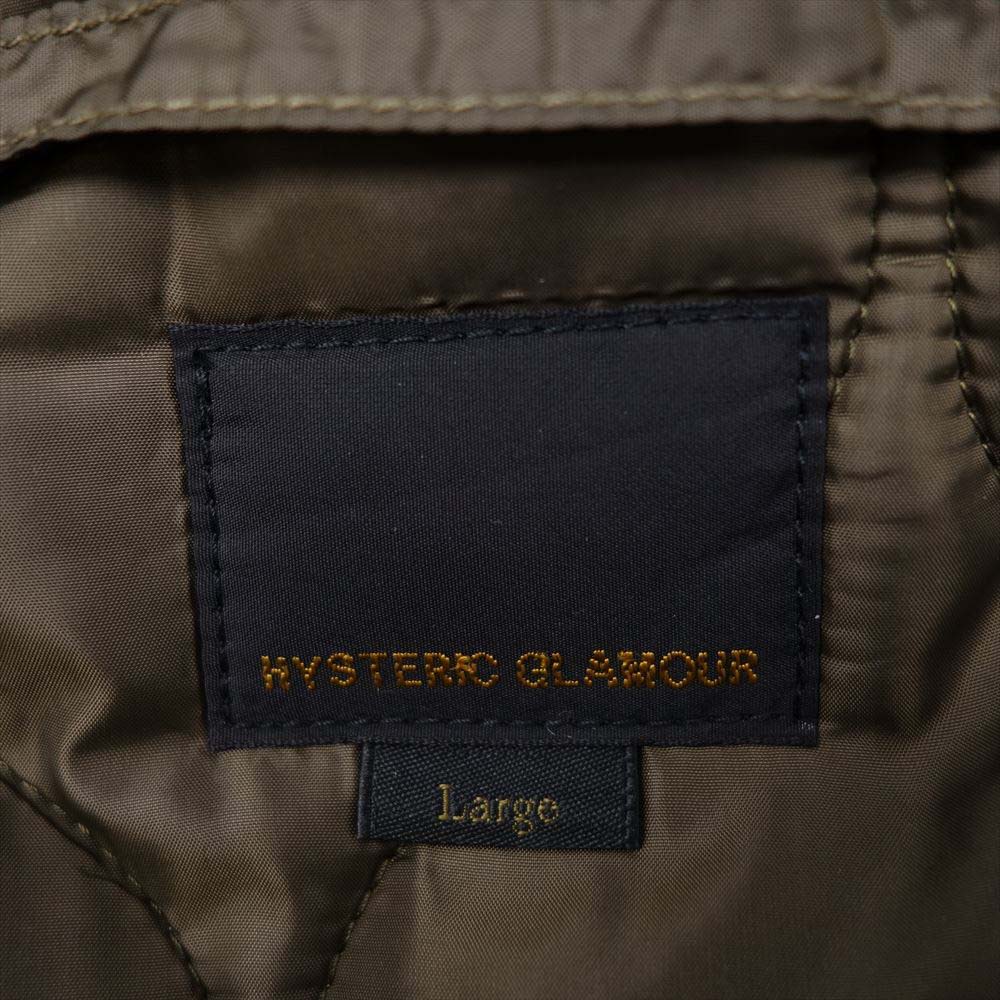 HYSTERIC GLAMOUR ヒステリックグラマー 16AW 0263AC01 プリマロフト エアフォース フーデッド コート タイガー カモ L【中古】