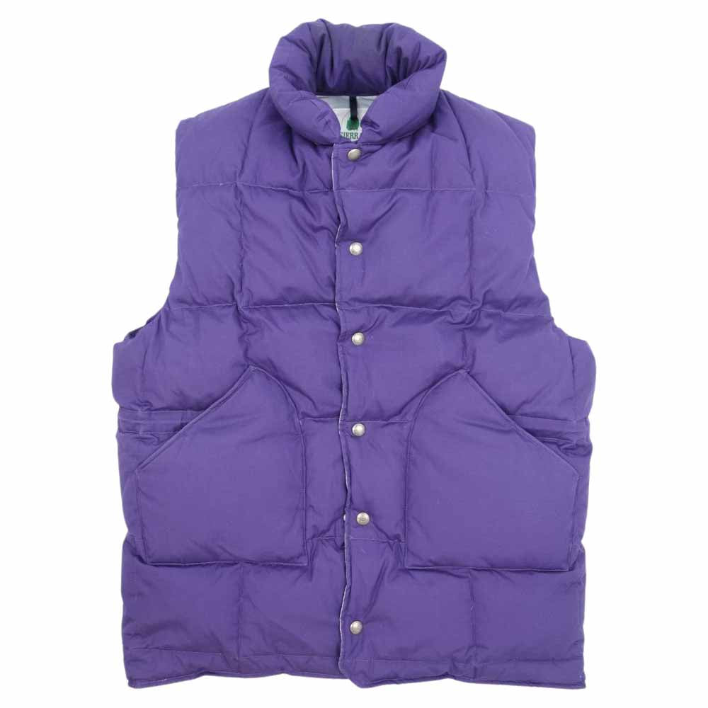 SIERRA DESIGNS シエラデザイン 1356 ×KAPTAIN SUNSHINE × BEAMS + キャプテンサンシャイン ビームスプラス ダウン ベスト パープル系 S【中古】