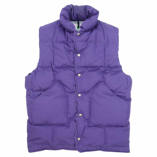 SIERRA DESIGNS シエラデザイン 1356 ×KAPTAIN SUNSHINE × BEAMS + キャプテンサンシャイン ビームスプラス ダウン ベスト パープル系 S【中古】