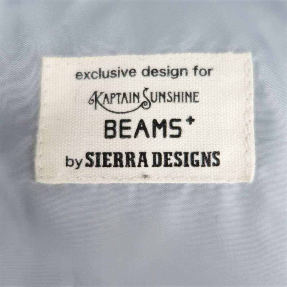 SIERRA DESIGNS シエラデザイン 1356 ×KAPTAIN SUNSHINE × BEAMS + キャプテンサンシャイン ビームスプラス ダウン ベスト パープル系 S【中古】