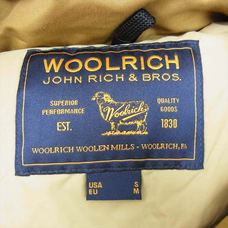 Woolrich ハイカラー S /M （≒M～L）アークティックパーカー 紺