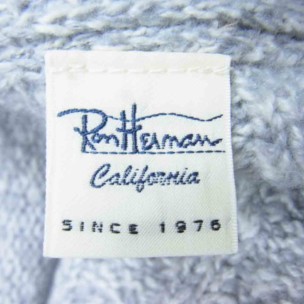 Ron Herman ロンハーマン カシミヤ100％ ウッドボタン ショールカラー ニット カーディガン グレー系 S【中古】