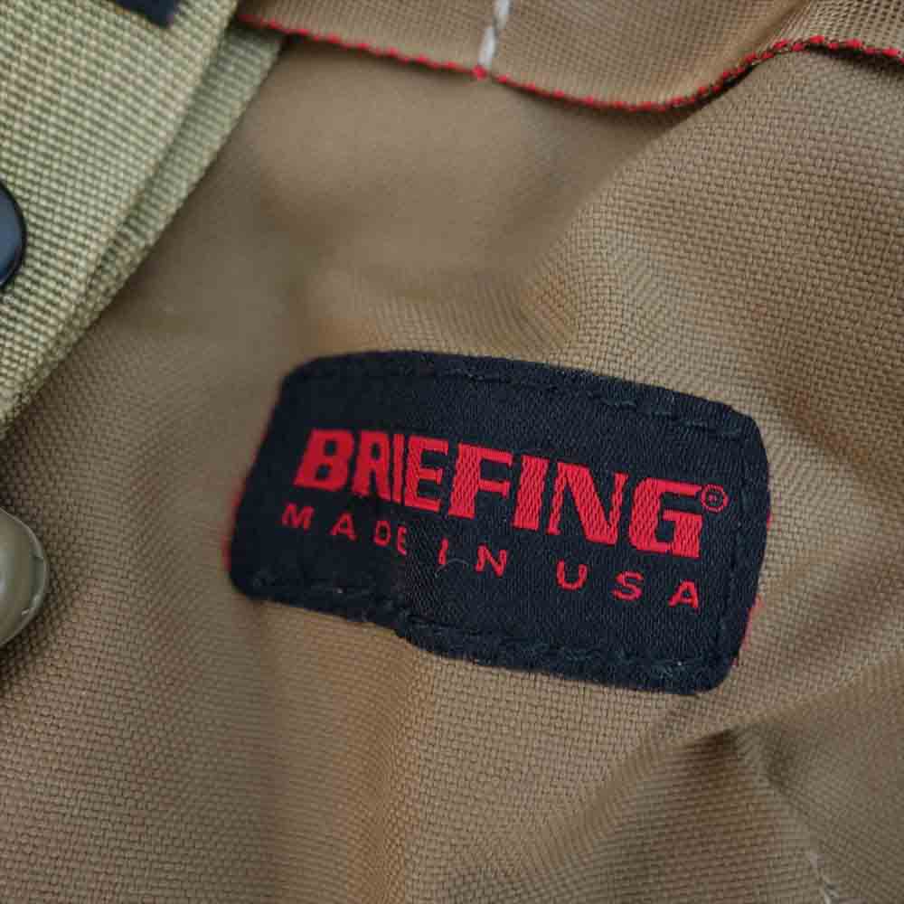 BRIEFING ブリーフィング USA製 コーデュロラナイロン バックパック コヨーテ【美品】【中古】