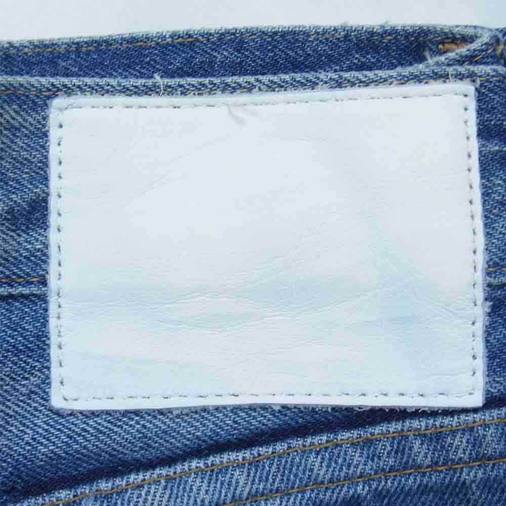 Ron Herman ロンハーマン 逗子マリーナ限定 国内正規品 9420621471836 USA製 ダメージ リペア 加工 デニム パンツ インディゴブルー系 31【中古】