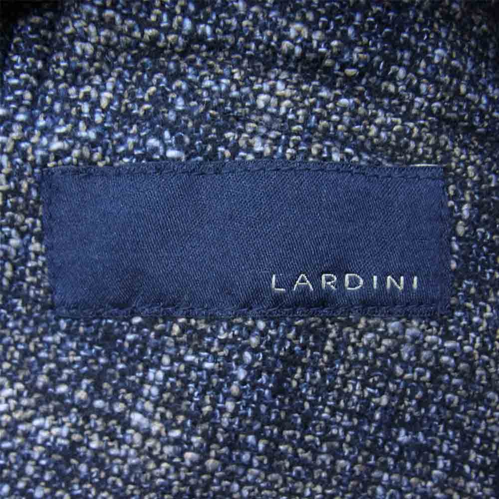 LARDINI ラルディーニ JL77029-29 国内正規品 6B ウール チェックベスト ブラック系 44【新古品】【未使用】【中古】