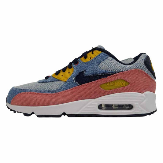 NIKE ナイキ 708279-988 × Levis BY YOU AIR MAX 90 リーバイス デニム ローカット スニーカー マルチカラー系 29cm【新古品】【未使用】【中古】