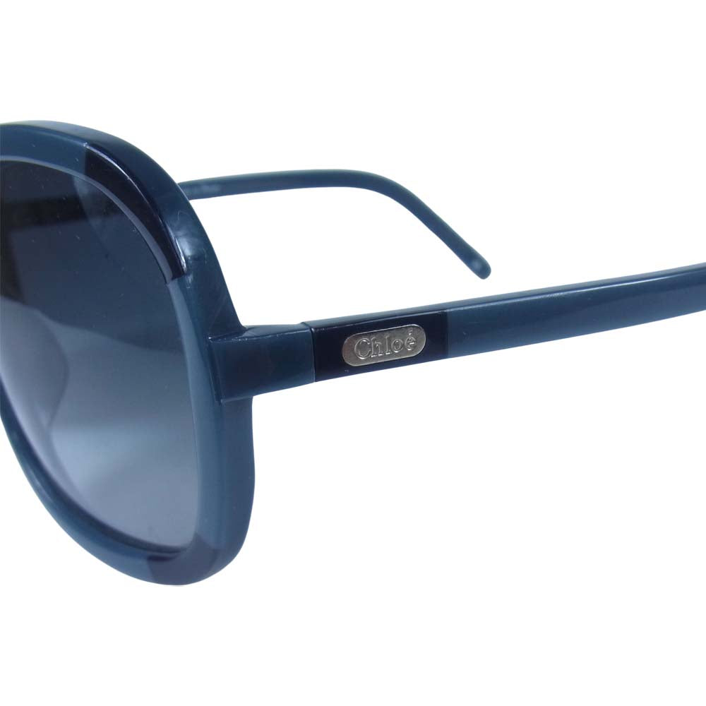 Chloe クロエ 135 サングラス アイウェア フランス製 緑灰青系【中古】
