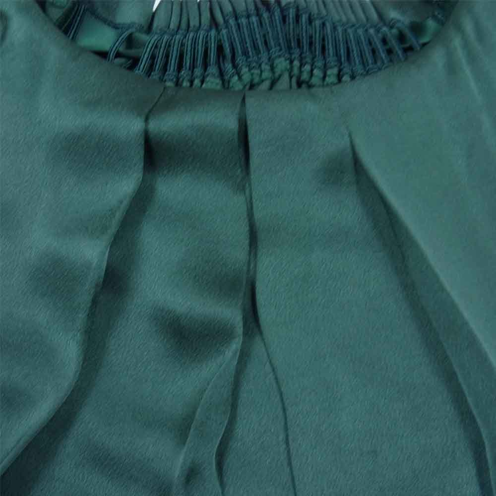 GRACE CONTINENTAL グレースコンチネンタル 切替 スパンコール ワンピース グリーン系 36【美品】【中古】