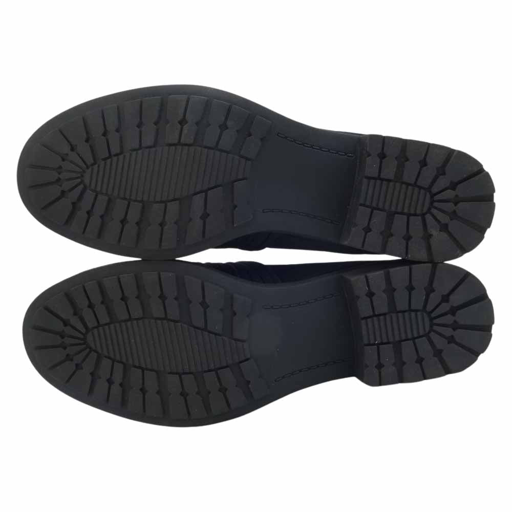 PLEATS PLEASE プリーツプリーズ イッセイミヤケ ISSAY MIYAKE イッセイミヤケ プリーツ ヒール スリッポン ブラック系 23.5【極上美品】【中古】