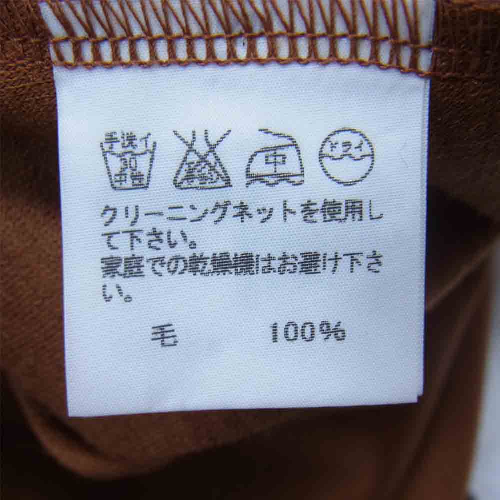 ISSEY MIYAKE イッセイミヤケ IM44JD510 ドルマンスリーブ ウール ジャージ ジャケット 橙茶系 2【中古】