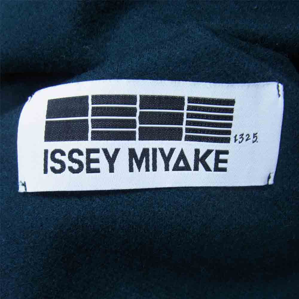 ISSEY MIYAKE イッセイミヤケ IL53FJ642 132 5. ウール ハイネック ワイド プルオーバー モスグリーン系 2【美品】【中古】