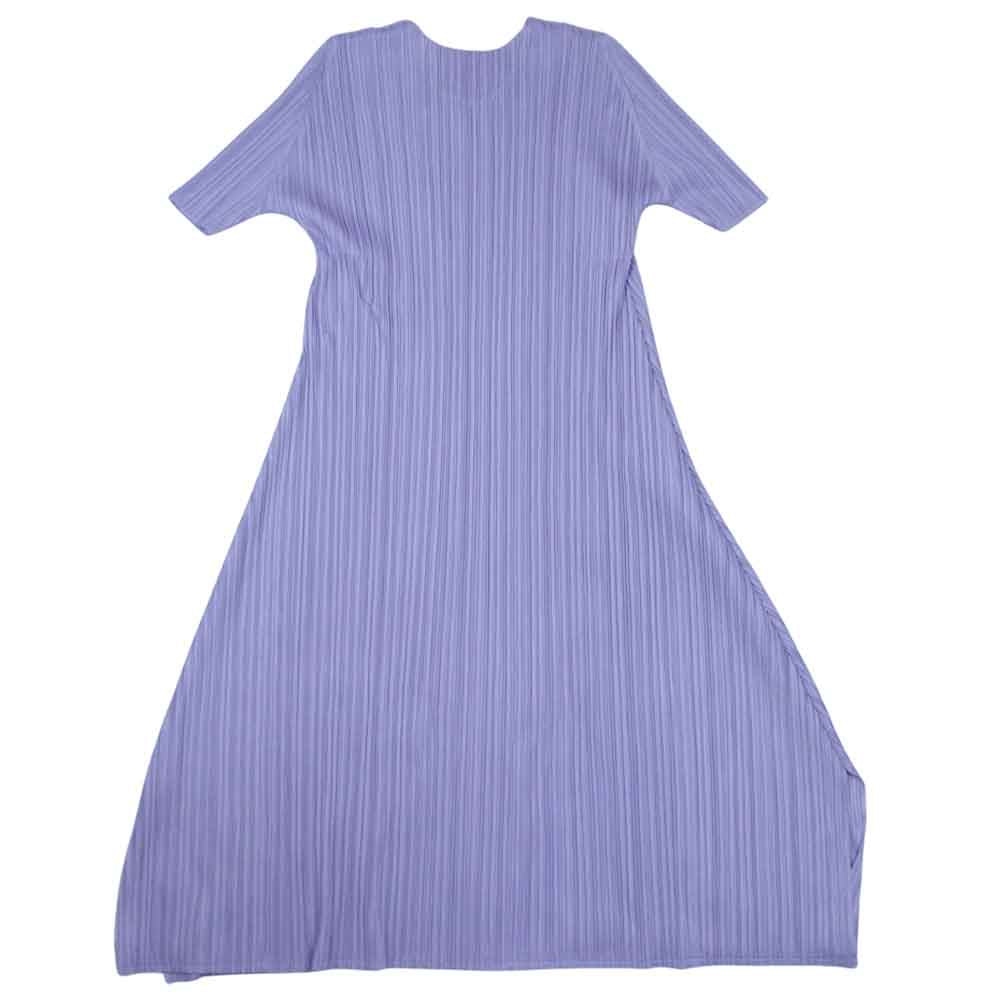 PLEATS PLEASE プリーツプリーズ イッセイミヤケ ISSAY MIYAKE プリーツ ワンピース パープル系 2【美品】【中古】