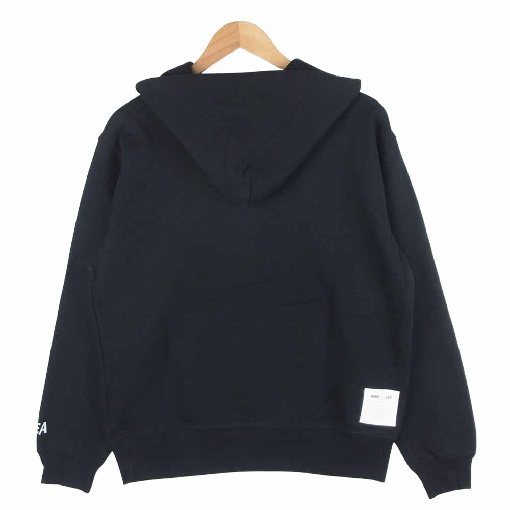 WIND AND SEA ウィンダンシー BYT-21-01 BE YOUTH HOODIE フーディー プルオーバー スウェット パーカー ブラック系 S【新古品】【未使用】【中古】