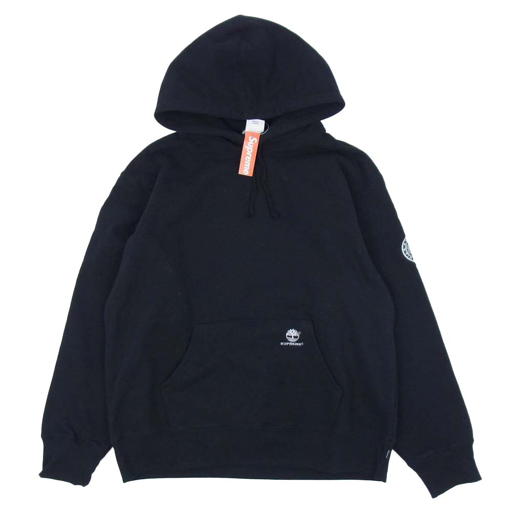 Supreme シュプリーム 21AW × Timberland Hooded Sweatshirt ティンバーランド フーデッド スウェットシャツ ブラック系 M【新古品】【未使用】【中古】