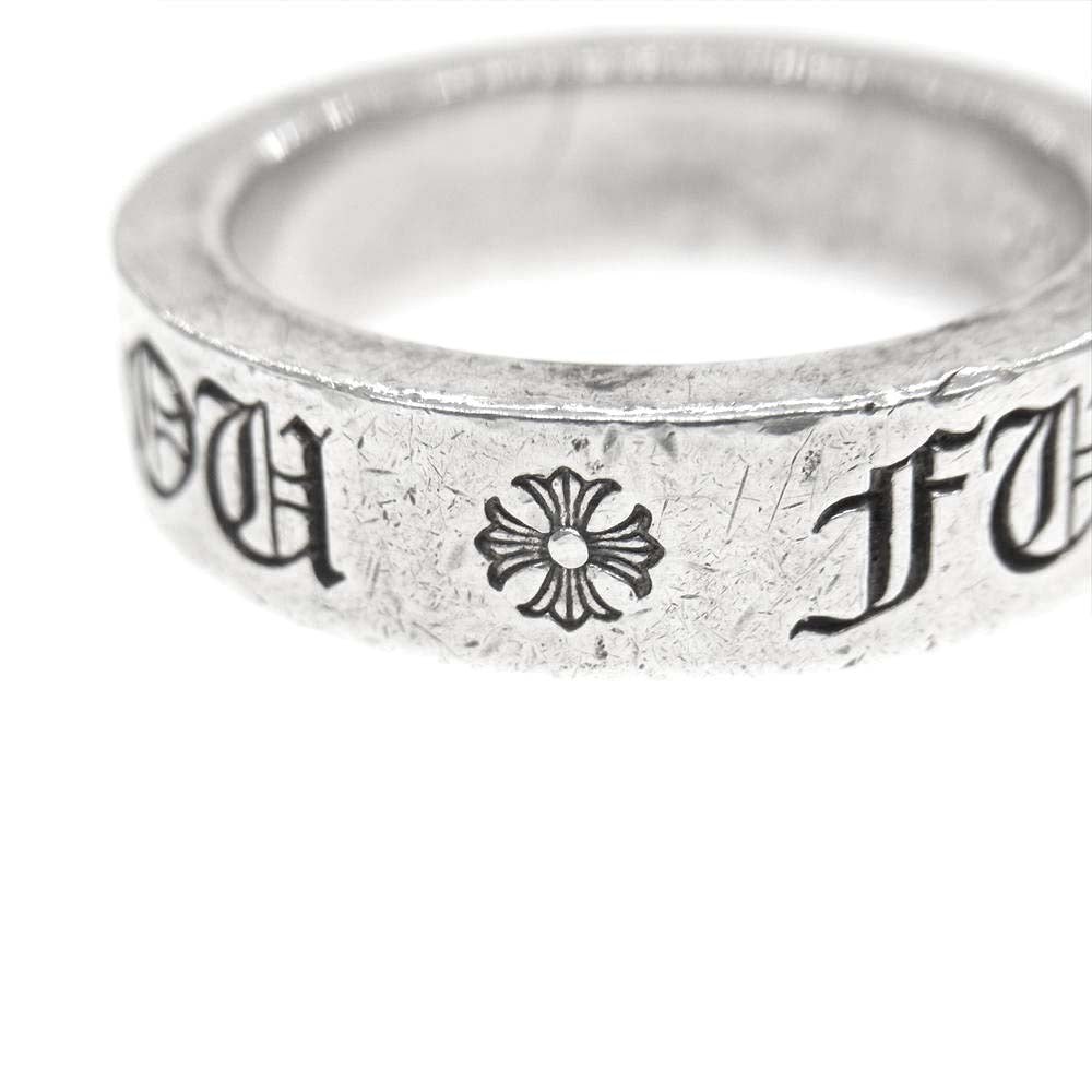 CHROME HEARTS クロムハーツ（原本無） 6mm FUCK YOU SPACER ファックユー スペーサー リング シルバー系 21【中古】