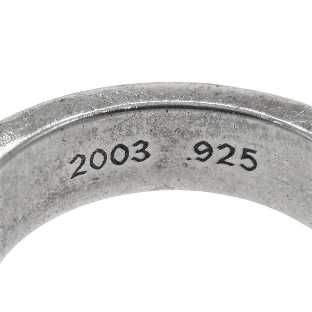 CHROME HEARTS クロムハーツ（原本無） 6mm FUCK YOU SPACER ファックユー スペーサー リング シルバー系 21【中古】