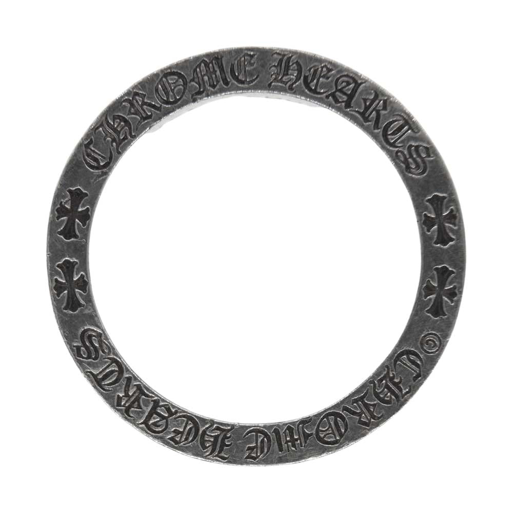 CHROME HEARTS クロムハーツ（原本無） 6mm FUCK YOU SPACER ファックユー スペーサー リング シルバー系 21【中古】