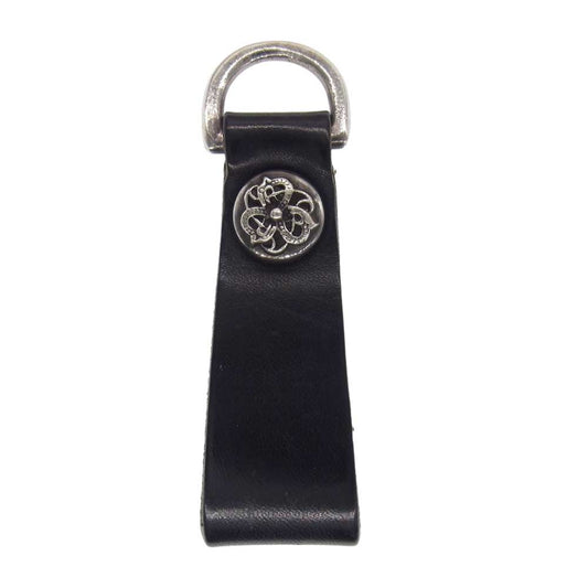 CHROME HEARTS クロムハーツ（原本無） BELTLOOP ケルティック ボタン ベルトループ Dリング ブラック系【中古】