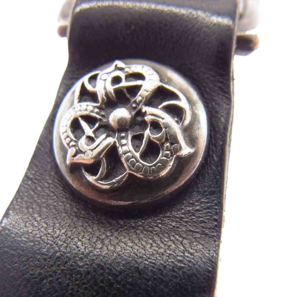 CHROME HEARTS クロムハーツ（原本無） BELTLOOP ケルティック ボタン ベルトループ Dリング ブラック系【中古】