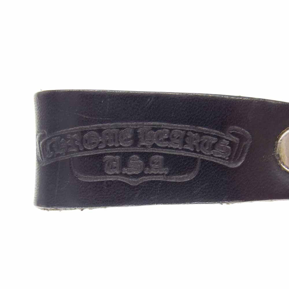 CHROME HEARTS クロムハーツ（原本無） BELTLOOP ケルティック ボタン ベルトループ Dリング ブラック系【中古】