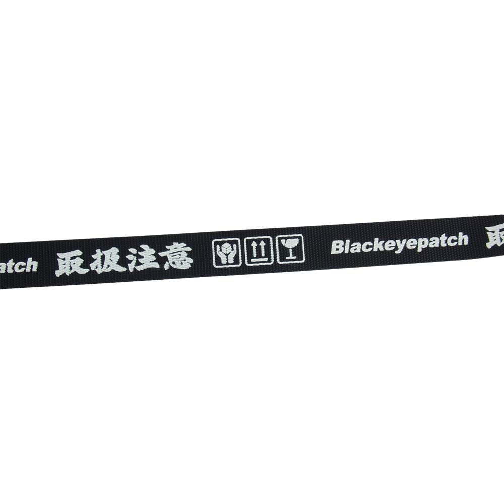 ブラックアイパッチ BEPS19AC07 HANDLE WITH CARE BELT ベルト ブラック系 F【新古品】【未使用】【中古】