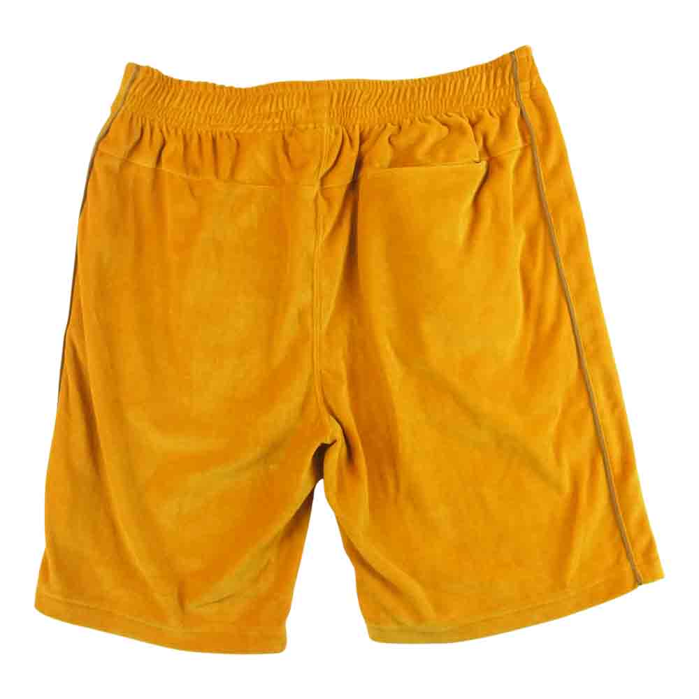 ブラックアイパッチ BEPFW21PA07 B EMBLEM PIPING VELOUR SHORTS B エンブレム ベロア ショーツ ショートパンツ L【新古品】【未使用】【中古】