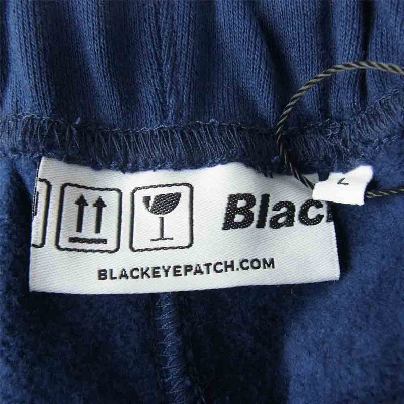 ブラックアイパッチ BEPFW21PA06 ALL CITY SWEAT PANTS スウェット パンツ ネイビー系 L【新古品】【未使用】【中古】